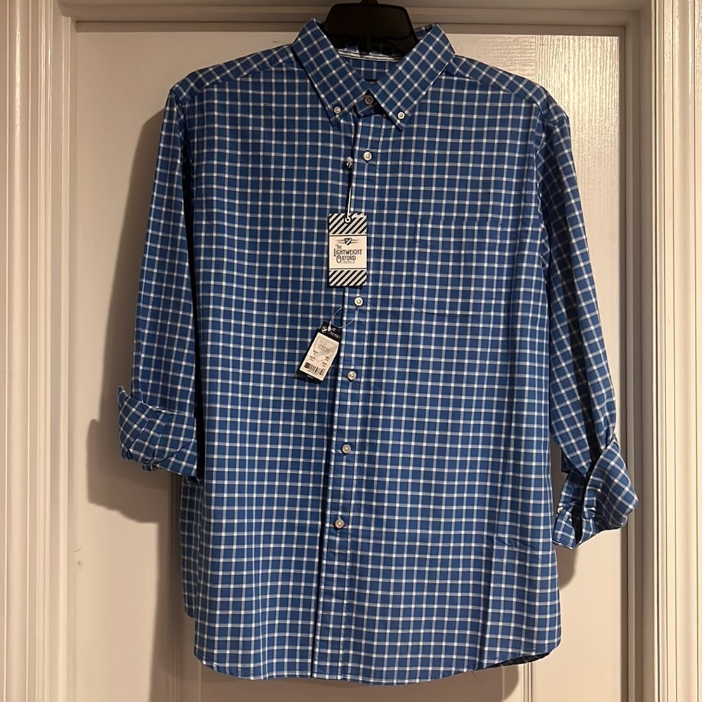 CREMIEUX BLUE button down shirt. XL. Brand new with tags.